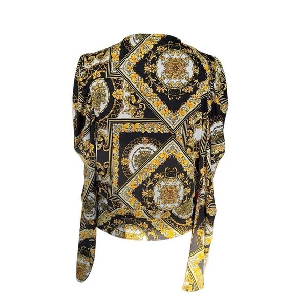 YOYO 5 Baroque Pattern Blouse - X-Large - Picture 5 of 8